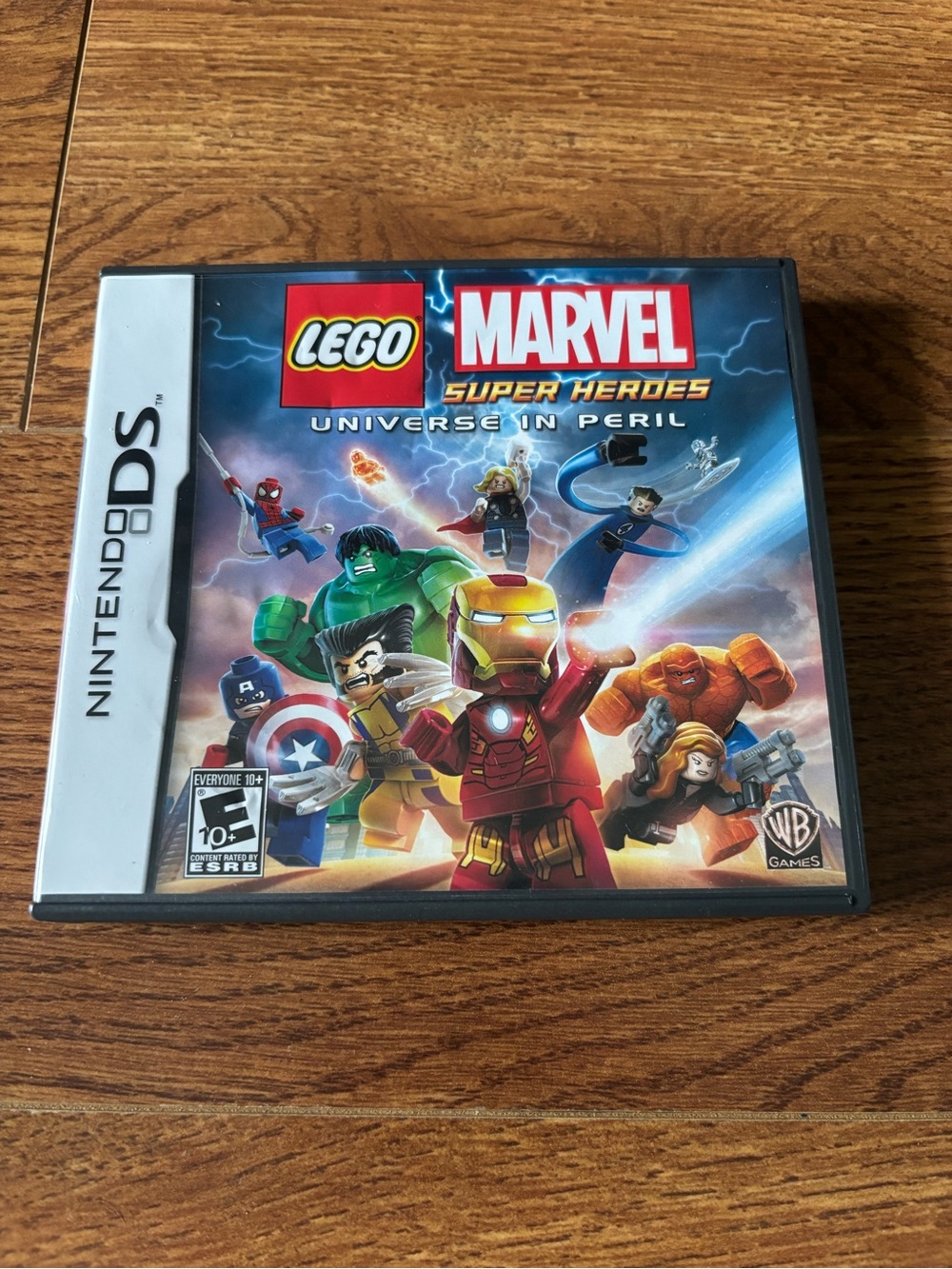 Lego Marvel Super Heroes Nintendo DS Game - Red, Blue, Green, Orange